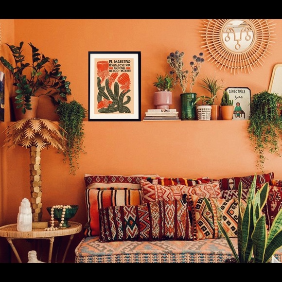 Anthropologie print art wall decor hangin Giclee Jungalow tropical boho home - Picture 8 of 9